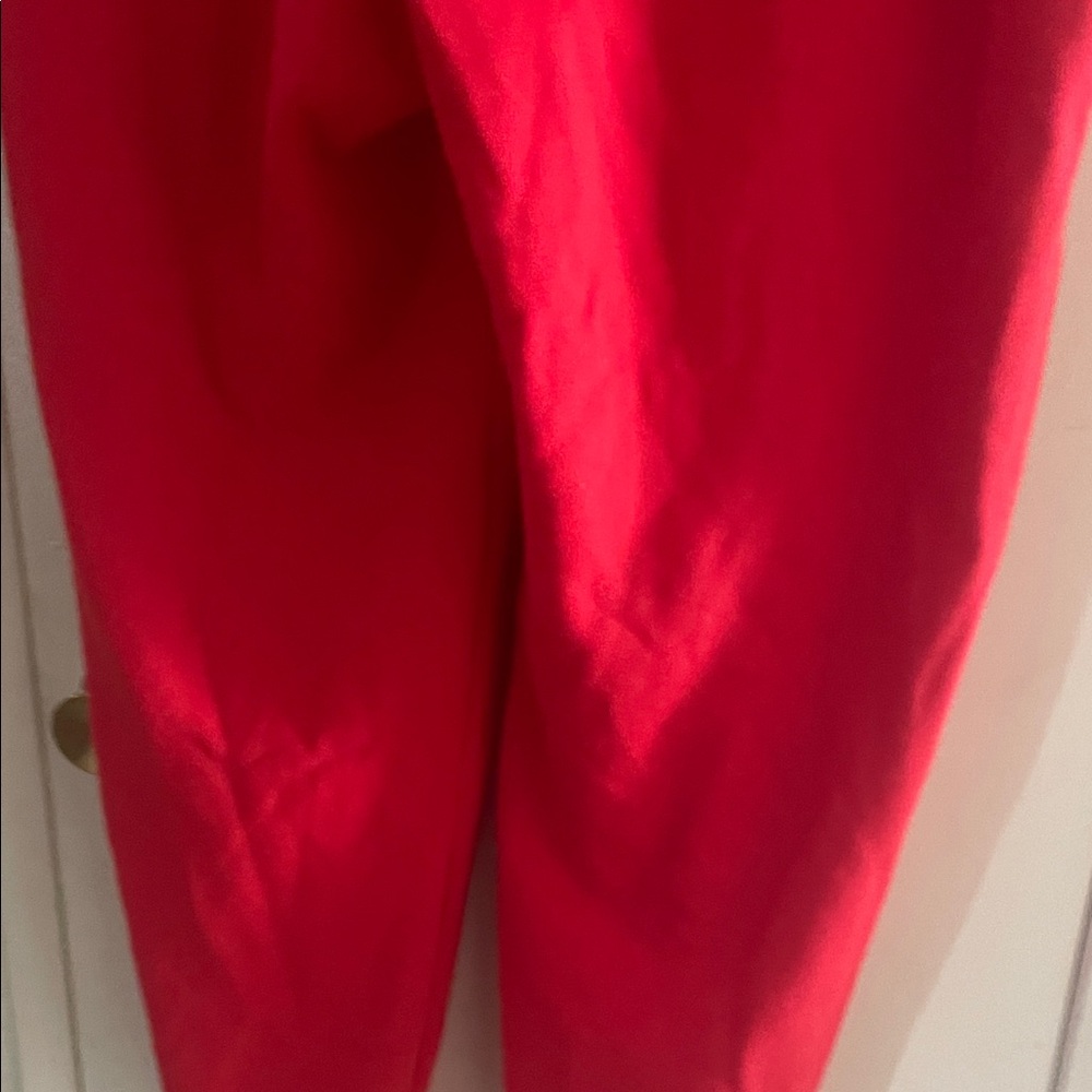 Universal Thread Red Joggers with White Script - Picture 7 of 7